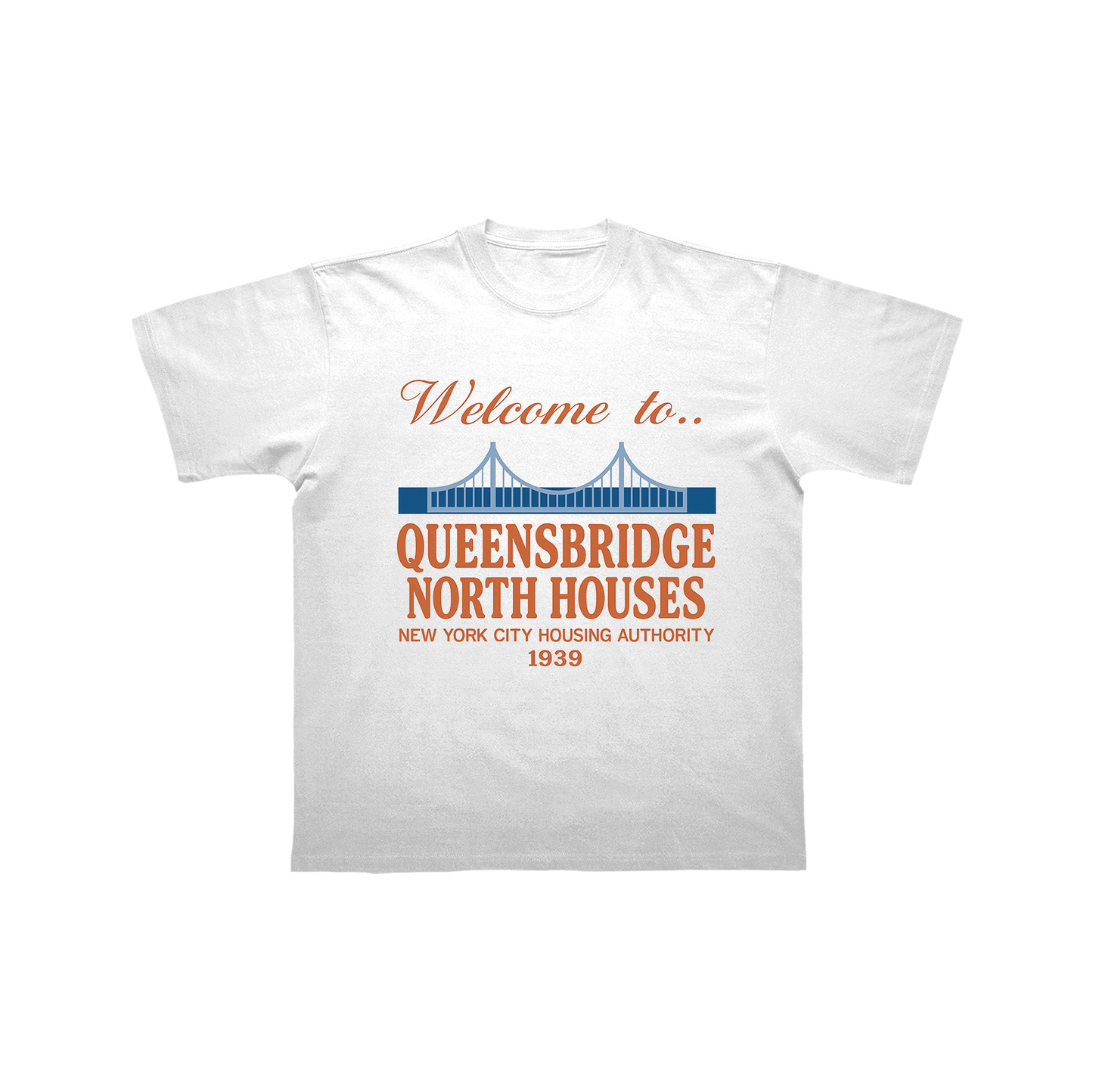 T-SHIRT QUEENSBRIDGE BLANC